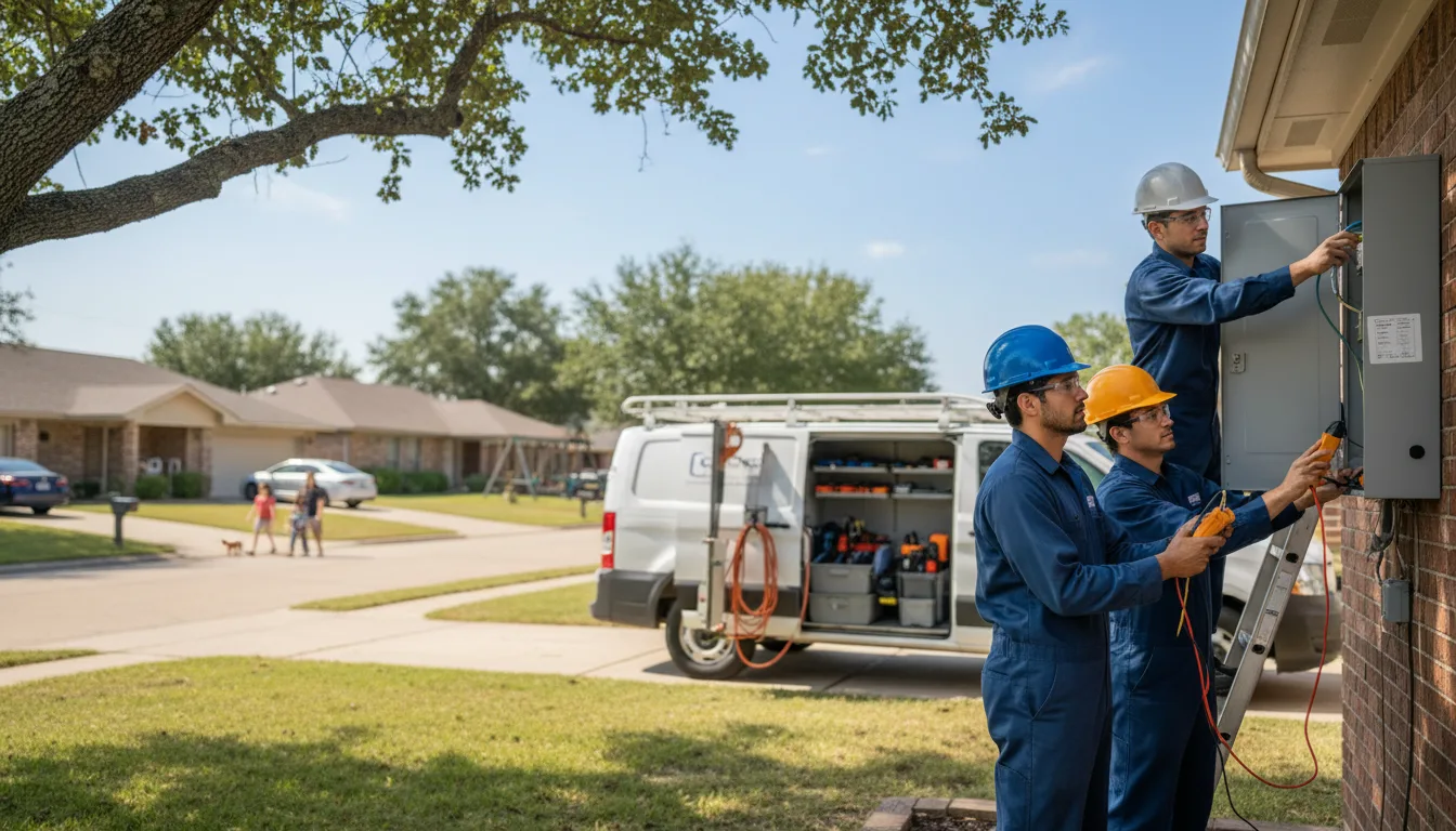 Certified electrician providing emergency electrical services in Watrous, NM
